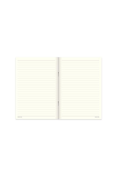 KESKİN COLOR Karton Kapak Hafif Kağıt Defter 4'Lü Set-Deniz (2Çizgili+2Düz) 14*20 24 Yp.