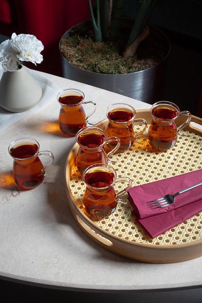 Perotti 6-Piece Dem Brosilikat Tea Cup - 32 Models