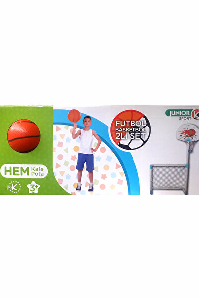 Toys Özka 2221 Futbol Kalesi Basket Potası Birarada /