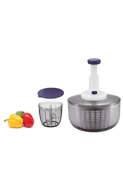 VİP AHMET Chef Rondo 900 ml White and 6 Litre Salad Dryer Set - Vp-907