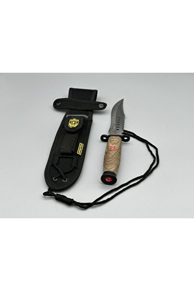 askeritaktikstore Ceviz Kurt Model  Bıçak-SİYAH