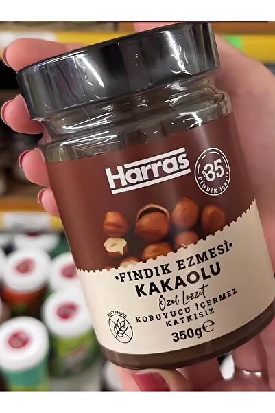 Harras Glutensiz Katkısız Kakaolu Fındık Ezmesi 4 Adet X 350 gr