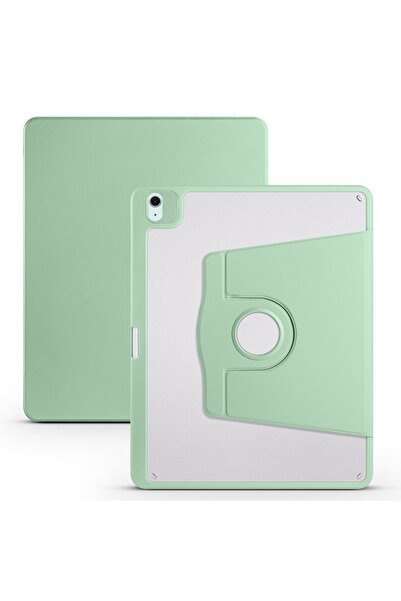 UnDePlus Apple iPad Air 4/5. Nesil 10.9 Kılıf Termik Kalem Bölmeli Dönebilen Standlı Kılıf (10.Nesil Değildir