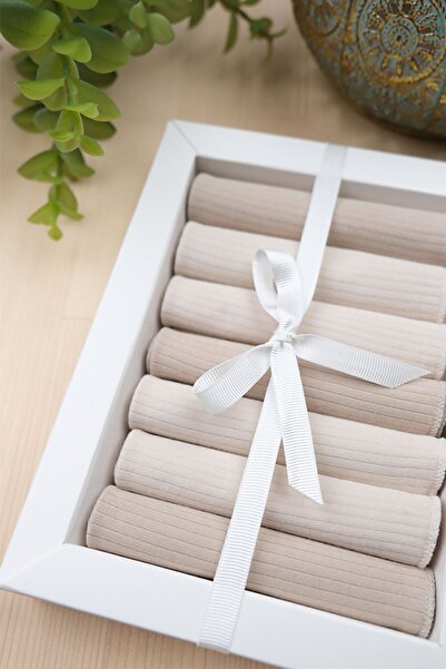 Childiva Özel Seri 7'li %100 Pamuklu Bebek Ağız Silme Mendili