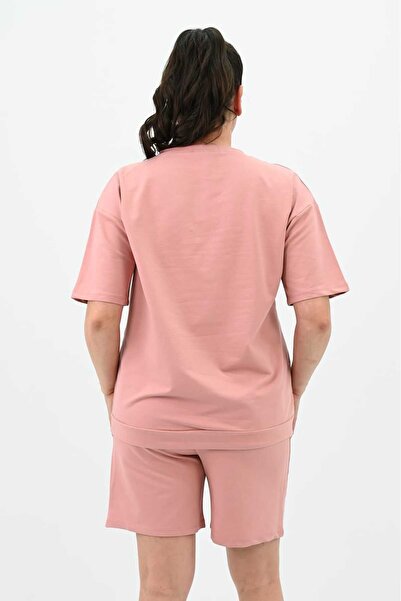 Koza Butik Plus Size Women's Shorts Set - Printed, 8087-24