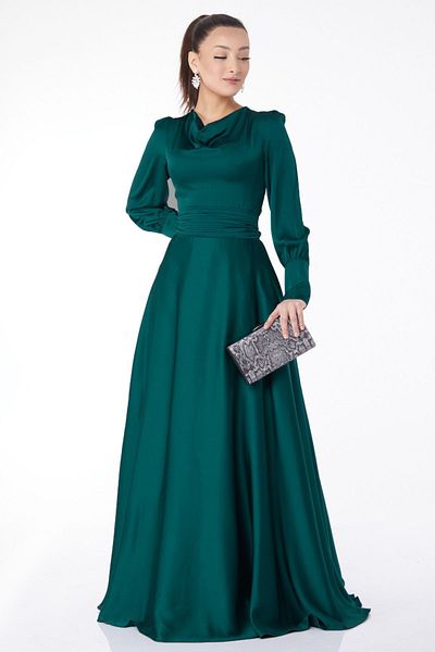 TOFİSA 23685-ZUMRUT Evening Dress