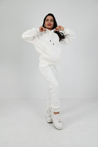 Koza Butik Women's Rubber Leg Hooded Tracksuit Set 3903-24