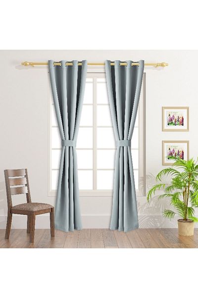 Home Box Uni 4-Piece Blackout Curtain Set - 140x240 cm