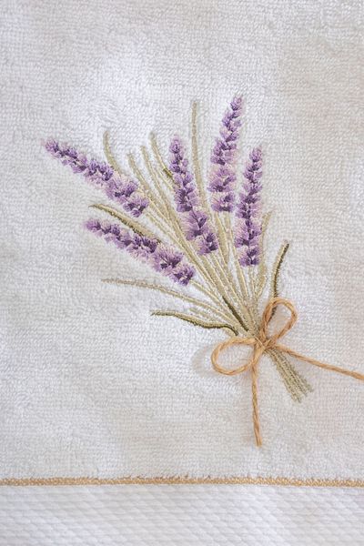 LAVENDIER Λεβάντα 50x80 Σετ με δύο πετσέτες χεριών/προσώπου 100% βαμβάκι
