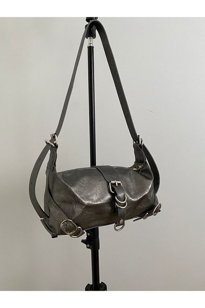 Babydoll Bag Δερμάτινη τσάντα ώμου Jupi - Σχέδιο με λουράκι
