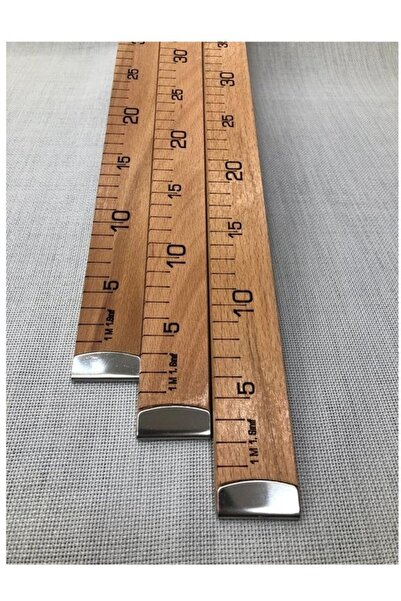 Simline Χάρακας Μανιφατούρας Ξύλινος με Μεταλλική Μύτη 100cm (Υψηλής Ποιότητας 1ης Κατηγορίας) Προϊόν κατηγορίας)