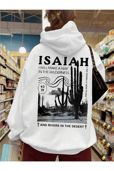 Revasser Φούτερ ISAIAH Unisex, πολύχρωμο, ειδικά εμπριμέ βαμβακερό φούτερ με κουκούλα