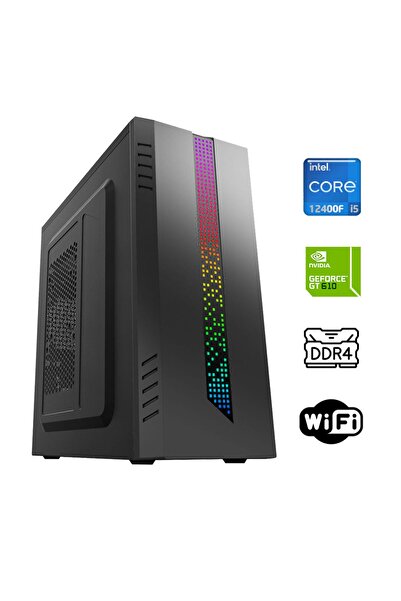XASER Tetrix X2 i5 12400F 16GB Ram 512GB M.2 NVMe SSD 2GB GT610 Ekran Kartı M...
