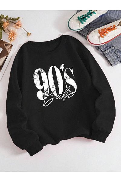 Revasser Unisex Ανδρικά/Γυναικεία Φούτερ 90's Special Colorful Oversize Crew Neck Βαμβακερό φούτερ