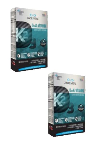 Zade Vital D3 + K2 Vitamini 30 Kapsül 2 Adet