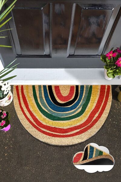 Chilai Home Coco Porque 45x75 Cm Doğal Koko Kıl Paspas,hindistan Naturel Kapı Önü Paspası