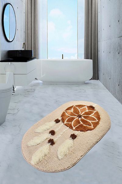 Chilai Home Dream Brown 70x120 cm - Ακρυλικό χαλάκι μπάνιου με αντιολισθητική βάση και πλενόμενο