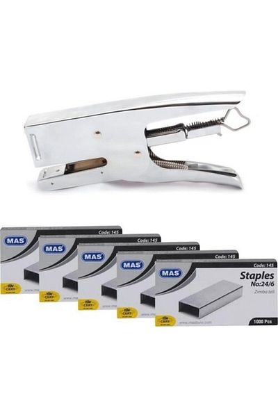 Mas Steel Collet Staple Machine + 5 Wires