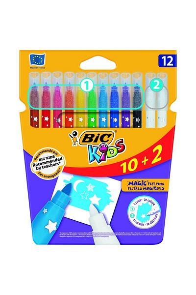 Bic 12 Colors Erasable Kids Pen -9202953