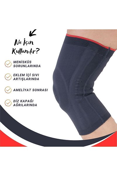 Aps High Quality Knitted - Knee Brace with Flexible and Underwire Patella and Ligament Support