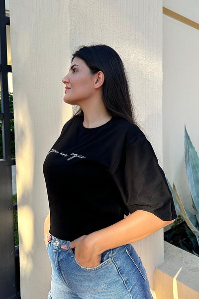 İpli Унисекс тениска Oversize Black - Принт You Are Magic