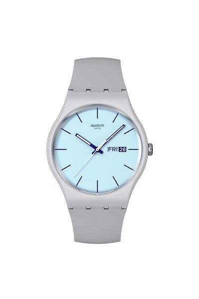 Swatch So29M702 Unisex Blueberry Sky Wristwatch
