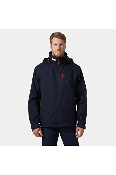 Helly Hansen Crew Hooded Midlayer Men's Coat Hha.34442 Hha.597 Navy Blue-Xl