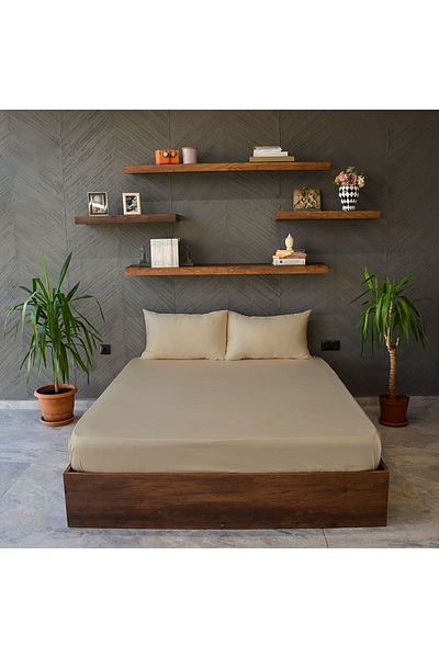 Yuvam Çift Kişilik Fitted Takım %100 Pamuk Flanel