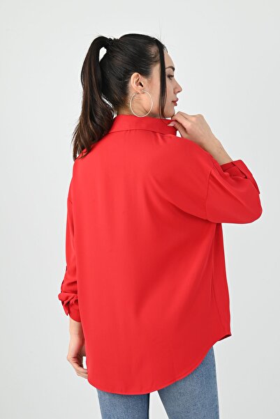 Koza Butik Women's Tie Detailed Shirt 1709-1-25