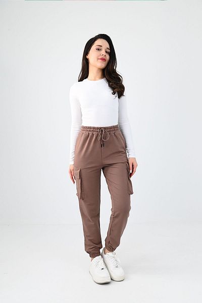 Koza Butik Women's Cargo Pocket Trousers 6193-23