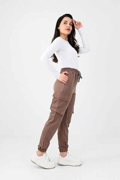 Koza Butik Women's Cargo Pocket Trousers 6193-23