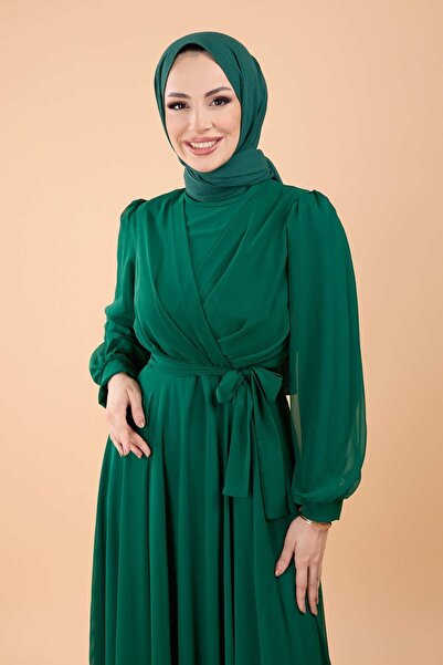 TOFİSA 23864-ZUMRUT Dress