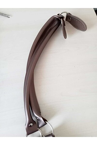 hobi duragı Likya 60 cm Pipe Leather Handle Bag