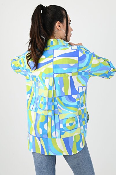 Koza Butik Dámská košile se vzorem 1674-25-1