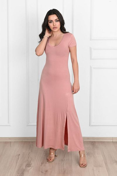 Koza Butik Γυναικείο φόρεμα με σκίσιμο λεπτομέρεια 5174-23