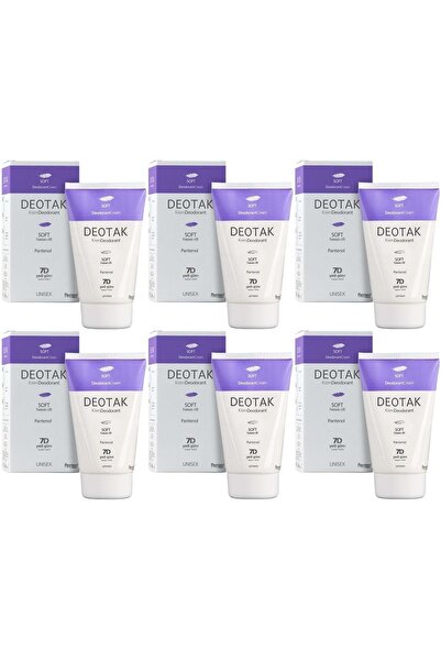 Deotak Krem Deodorant 35ML Soft (Hassas Cilt) (6 Lı Set)