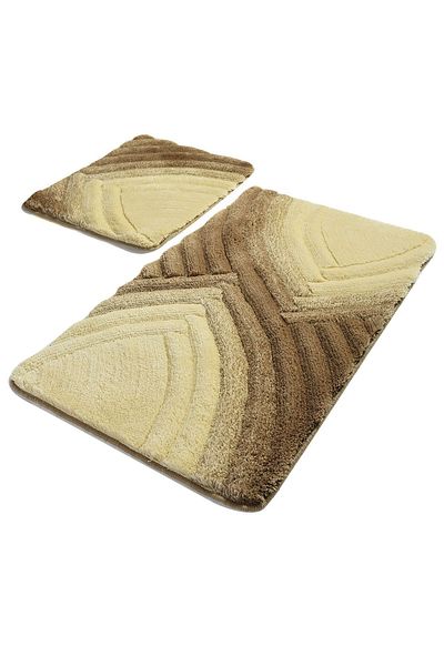 Chilai Home Σετ Stella Brown 2 - Ακρυλικό χαλί και πατάκι για μπάνιο και τουαλέτα
