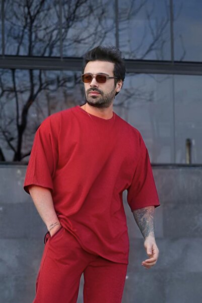 Tarzsokak Tricou cu gât rotund pentru bărbați, de vară - Detaliu brodat