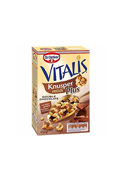 Dr. Oetker Dr Oetker Vitalis Double Çikolatalı Müsli 450 Gr. 8 Adet