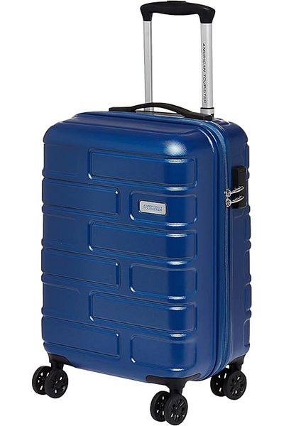 American Tourister Bricklane Hard Large Check-inluggage Trolley Bag , Blue , 79cm,3 Year Global Warranty