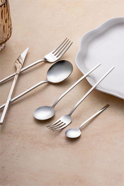 Emsan Zeus 12 Person 72 Piece Spoon Knife Set - Luxury Boxed