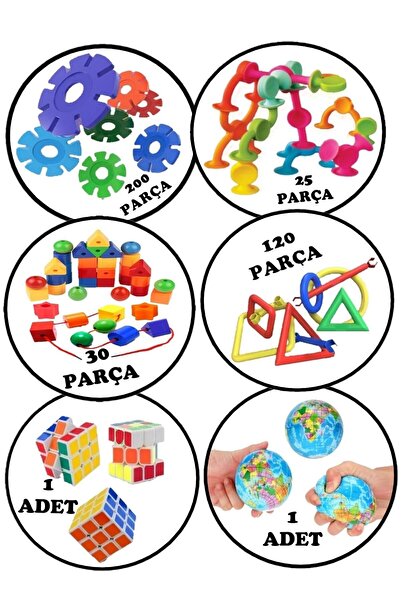 Hyd Eğitici Oyuncak Set Suqigz Yaratıcı Diskler Geometrik Çubuklar Ve Boncukl...