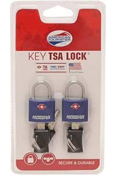 American Tourister Tsa Key Lock - Blue