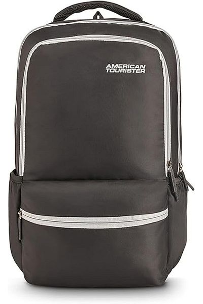 American Tourister Backpack SLATE 2.0 01 BLACK, Black, M, Designer.1 Year warranty
