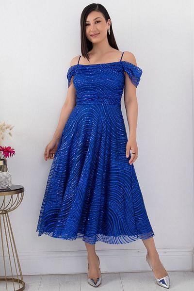 PULLIMM Rochie cu bretele argintii - 39877