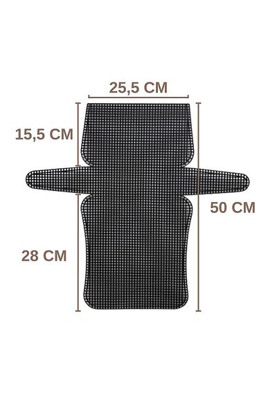 SENSY Black Plastic Bag - 25.5 cm and 50 cm Canvas