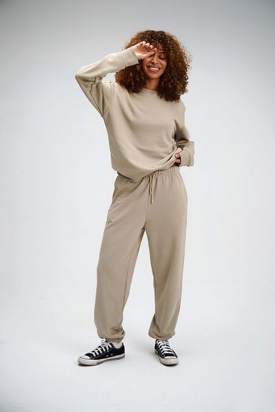gothamvibes Γυναικεία φούτερ Jogger Mink Timeless