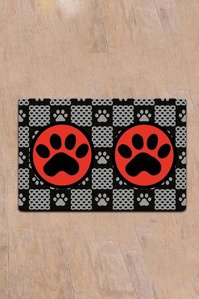 Chilai Home Pvc Rod Cat Dog Food Mat - Cat Supplies Accessory