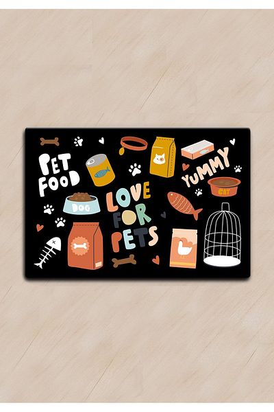 Chilai Home Pvc Aewa Cat Dog Food Mat Dog - Cat Goods Supplies Accessory