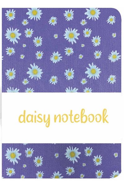 Liz Daisy Patterned Notebook School Notebook A5 120 Sheets Lined